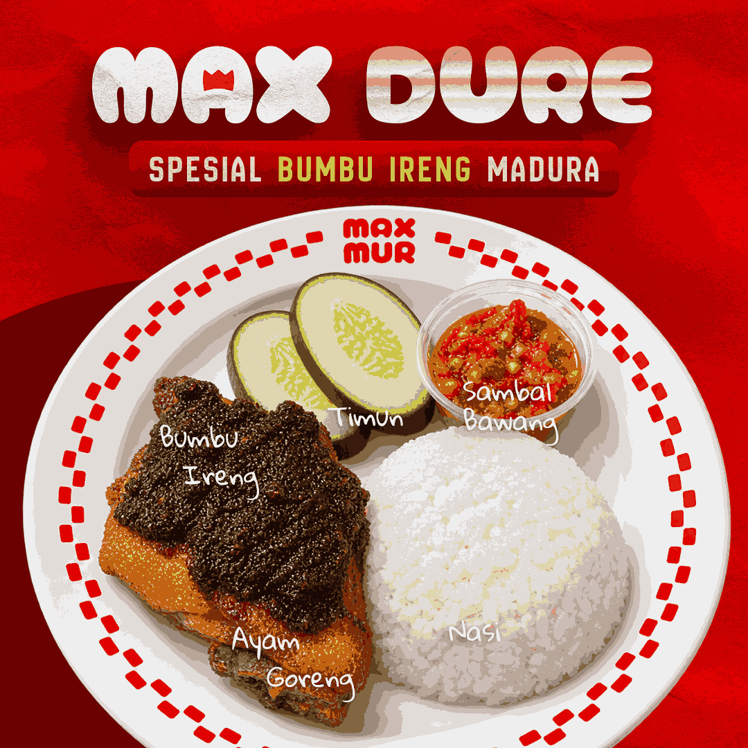 Ayam Max Dure + Nasi